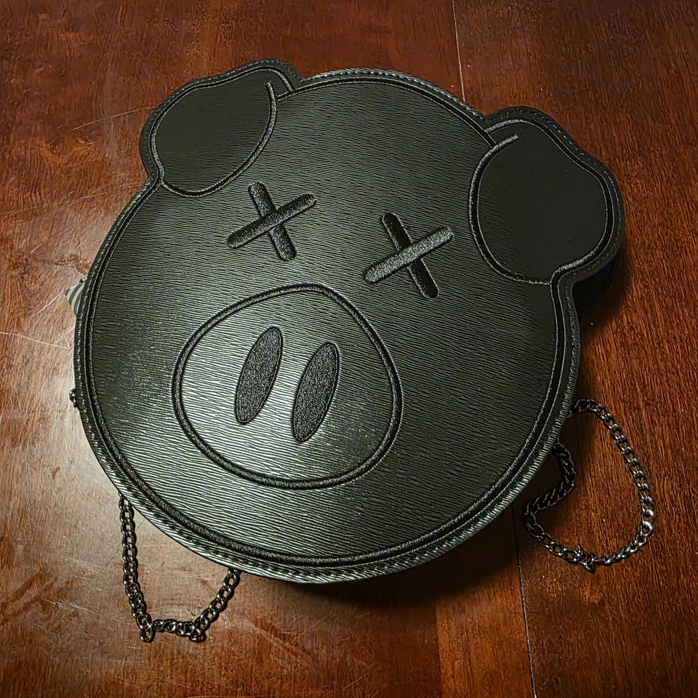 Jeffree Star X Shane Dawson Black Pig-Shaped Bag